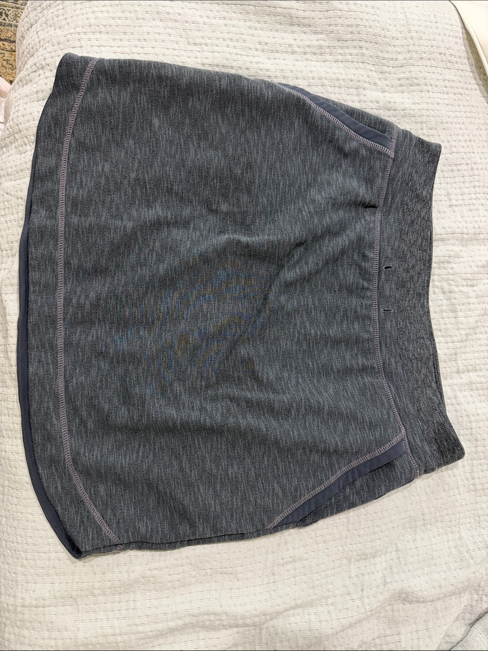 Athleta Blue/Grey Skirt with Subtle Stitching Small Tall